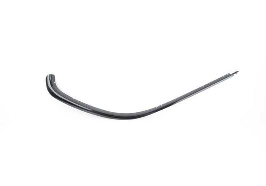 Moldagem OEM do telhado traseiro esquerdo 51137890667 para BMW 3 E46 Series. Cor do brilho preto. BMW original.