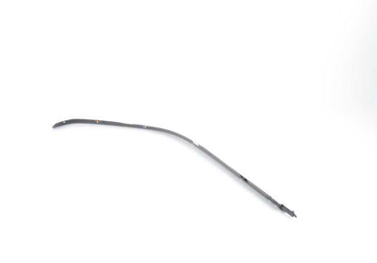 Moldagem OEM do telhado traseiro esquerdo 51137890667 para BMW 3 E46 Series. Cor do brilho preto. BMW original.