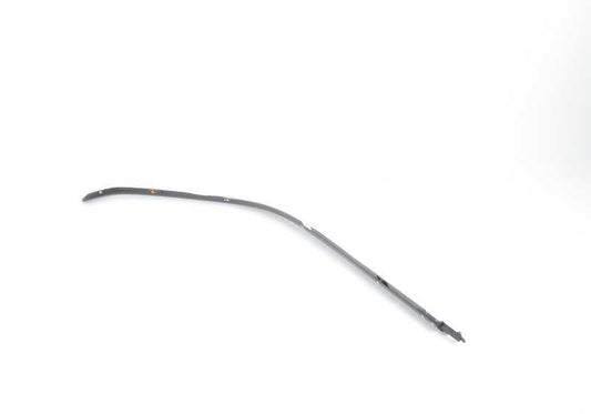 Moldagem OEM do telhado traseiro esquerdo 51137890667 para BMW 3 E46 Series. Cor do brilho preto. BMW original.