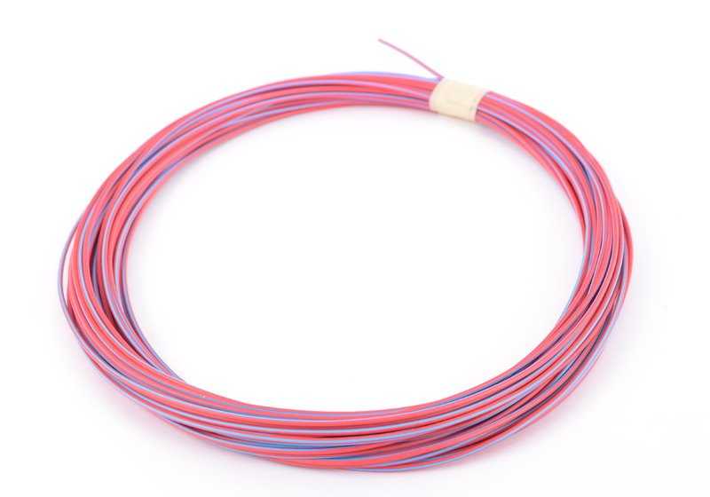 Cable eléctrico rojo-azul OEM 61121391694 para BMW {E30,E31,E32,E34,E36,E38,E39,E46,E52,E53,E60,E61,E63,E64,E65,E66,E70,E71,E72,E81,E82,E83,E84,E85,E86,E87,E88,E89,E90,E91,E92,E93,F01,F02,F04,F06,F07,F10,F11,F12,F13,F15,F16,F18,F20,F21,F22,F23,F25,F