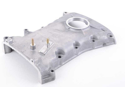 Tapa inferior del cárter de cadena OEM 11141312780 para BMW E34. Original BMW.