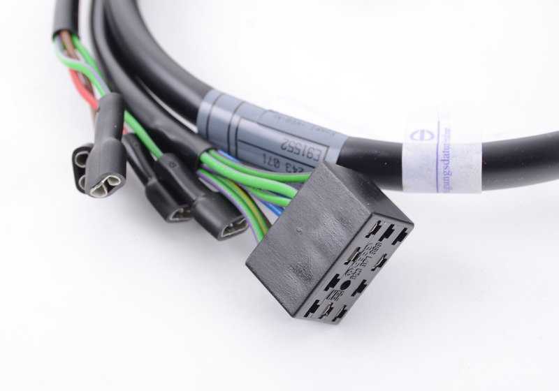 OEM 61121243071 emergency light wiring for BMW R50, R60, R75, R90, R100. Original BMW.