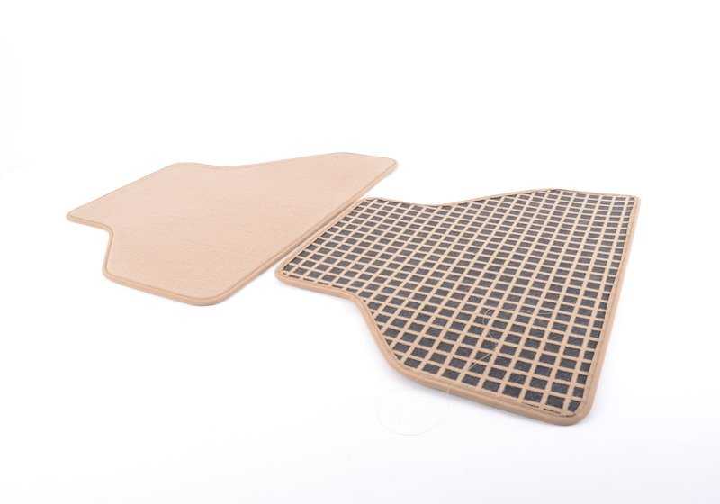 Velour car mats for BMW X5 E70, E70N (OEM 51477290020). Original BMW