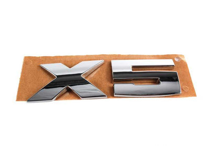 Emblema "X6" OEM 51147206121 para BMW E71, E72. Original BMW.
