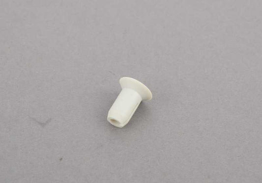Botón de fijación blanco Lotos OEM 52101968332 para BMW E24. Original BMW.