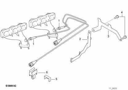 Sonde lambda pour BMW E36, E39, E38 (OEM 11781427884). BMW d'origine.