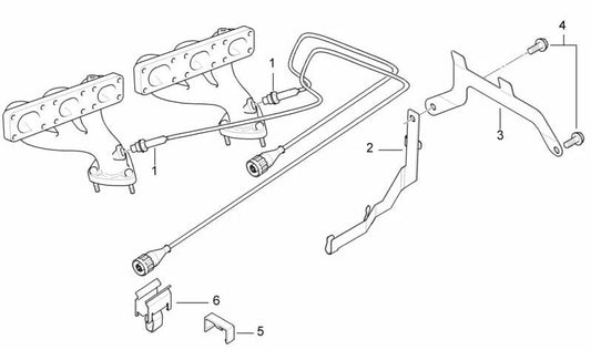 Lambda probe for BMW 3 Series E36 (OEM 11781748762). Genuine BMW