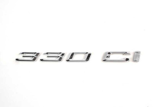 Emblema adhesivo trasero OEM 51147004688 para BMW E46. Original BMW.