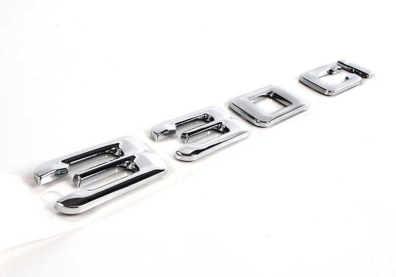 Emblema adhesivo trasero OEM 51147004688 para BMW E46. Original BMW.