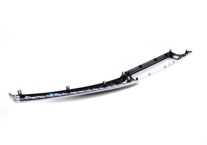 Embellecedor salpicadero derecho aluminio perlado OEM 51458051335 para BMW F10. Pieza original BMW.