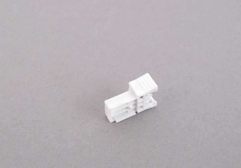 Conector eléctrico 3 pines blanco OEM 61138352504 para BMW E38. Original BMW.