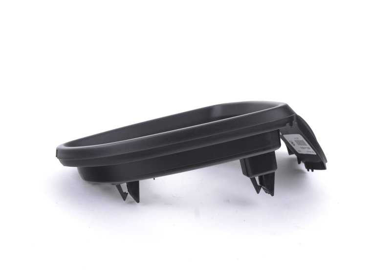 Soporte derecho negro OEM 51167291204 para BMW X3 F25 y X4 F26 (modelos sDrive18d, sDrive20i). Compatible con varios acabados de retrovisor. Original BMW.