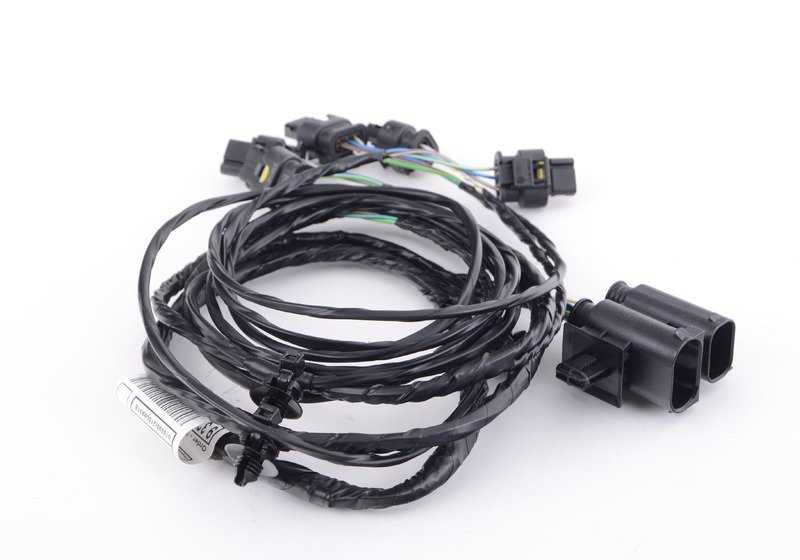 Cableado frontal OEM 61129327111 para BMW F22, F23, F87, F80, F82, F83. Recambio original BMW. Ideal para sustituir cableado dañado en el paragolpes delantero.