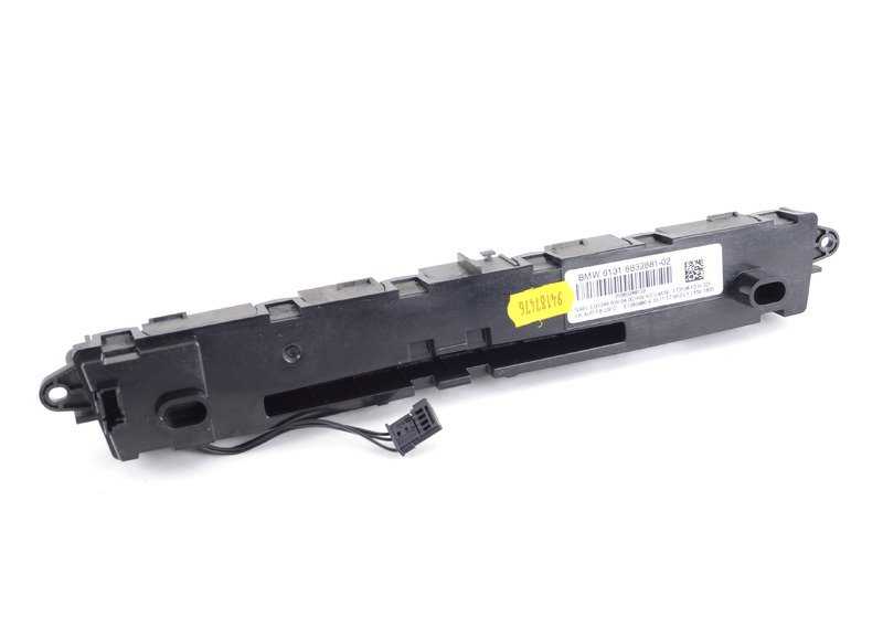 Mando control audio CD cromado OEM 61316832881 para BMW F20, F21, F22, F23, F87, F30, F31, F34, F80, F32, F33, F36, F82, F83. Original BMW.