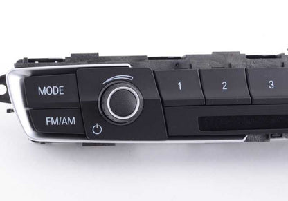 Mando control audio CD cromado OEM 61316832881 para BMW F20, F21, F22, F23, F87, F30, F31, F34, F80, F32, F33, F36, F82, F83. Original BMW.