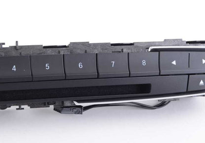 Mando control audio CD cromado OEM 61316832881 para BMW F20, F21, F22, F23, F87, F30, F31, F34, F80, F32, F33, F36, F82, F83. Original BMW.