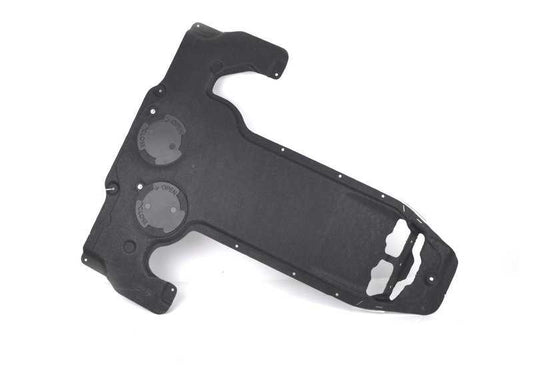 Protector inferior central OEM 51757185027 para BMW F07, F10, F11 550i. Pieza original BMW.
