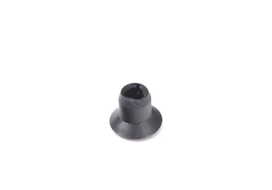 Botón de ajuste asiento OEM 52101873545 para BMW E30, E12, E28, E34, E24, E23, E32. Pieza original BMW para mecanismos de altura y raíles del asiento delantero. Color negro.