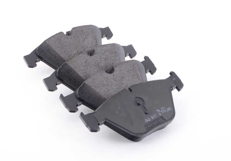 Juego de pastillas de freno con sensor OEM 34112288859 para BMW E90, E91, E92, E84. Compatible con modelos 320d, 325i xDrive. Original BMW.