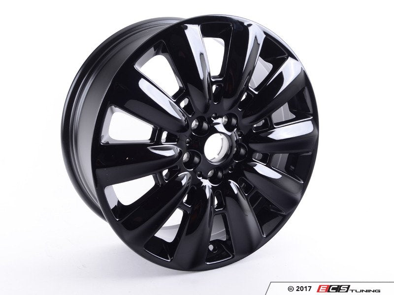 Cerchio in lega leggera 18" 7.5J ET51 Jet Black Uni OEM 36116856034 per MINI Countryman F60 (2015-2020), Countryman F60 LCI (2019-2024). Originale MINI.