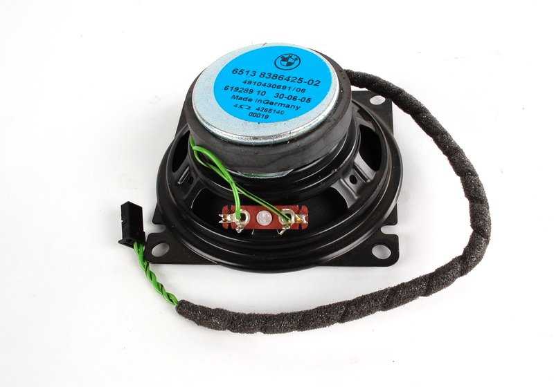 Mid-tone speaker for BMW (OEM 65108386425). Original BMW