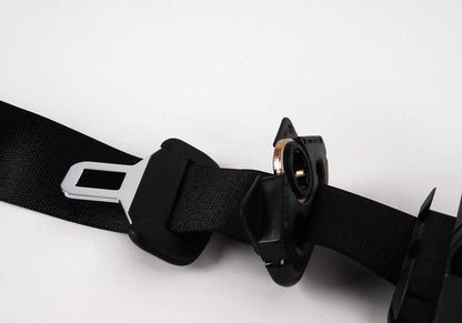 Cinturón seguridad delantero derecho con limitador OEM 72118198572 para BMW E39 {525i, 528i} con cambio manual y automático. Original BMW.