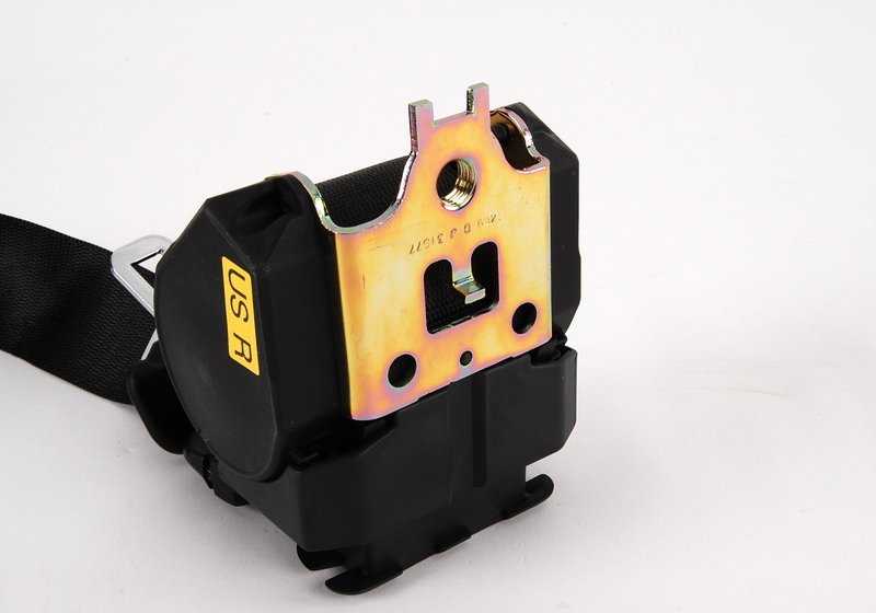 Cinturón seguridad delantero derecho con limitador OEM 72118198572 para BMW E39 {525i, 528i} con cambio manual y automático. Original BMW.