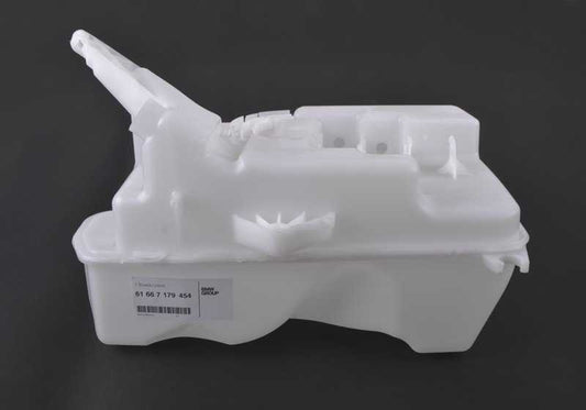 Windshield Washer Fluid Reservoir OEM 61667179454 for BMW 5 Series (E61). Original BMW.