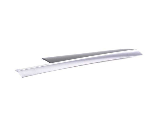 Moldura decorativa interior bambú puerta delantera derecha OEM 51417137182 para BMW E70 X5 3.0d, 3.0sd, 3.0si, 4.8i, M. Original BMW.