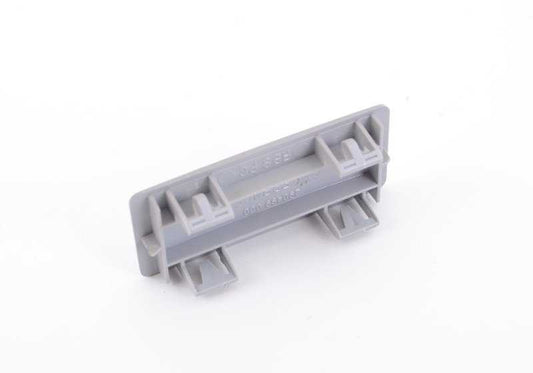 Tapa interruptor interior OEM 51443418736 para BMW X3 E83 (modelos: 1.8d, 2.0d, 2.0i) con distintas motorizaciones y transmisión manual. Original BMW.