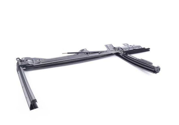 Cortinilla parasol eléctrica puerta trasera izquierda OEM 51359168843 para BMW F01, F01N, F04. Original BMW.