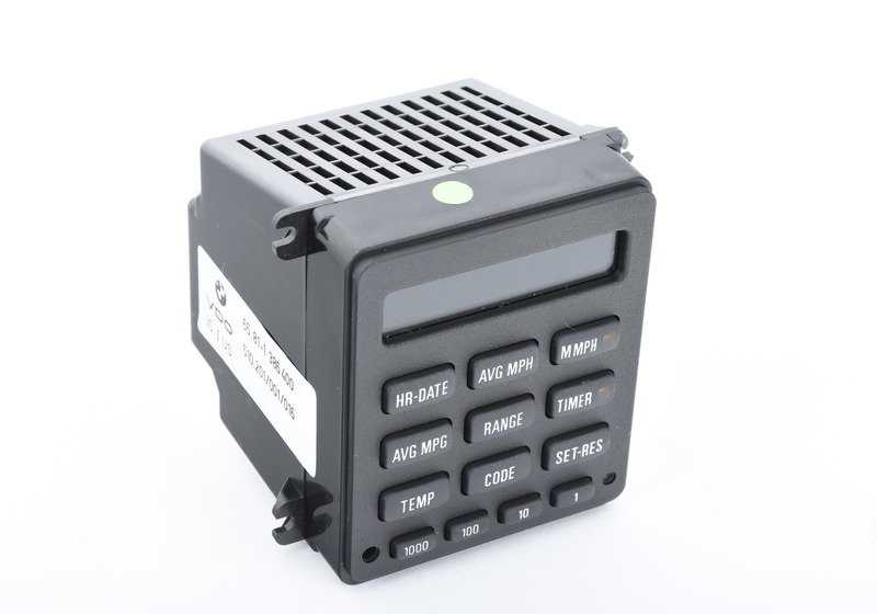 Elemento di controllo del computer on -board per BMW E30, E28, E24, E23 (OEM 65811386867). BMW originale.