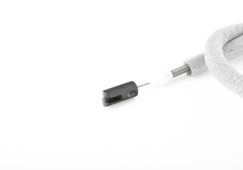 Front interior door release Bowden cable for BMW F21, F22, F23, F87 (OEM 51217268696). Original BMW.