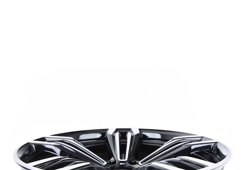 Llanta de aleación Jet Black OEM 36118047256 para BMW F06, F12, F13. Original BMW.