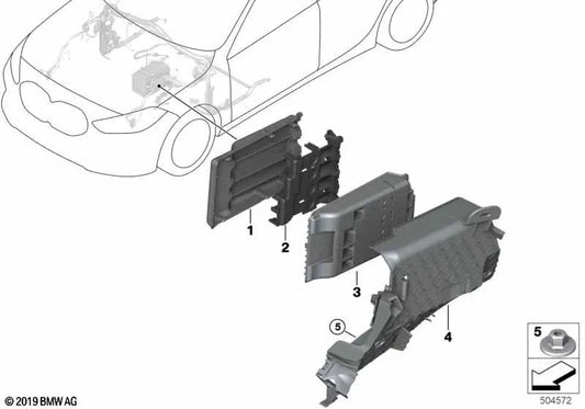 B+ Distributor for BMW Series 1 F40, Series 2 F44 (OEM 61146822572). Genuine BMW.