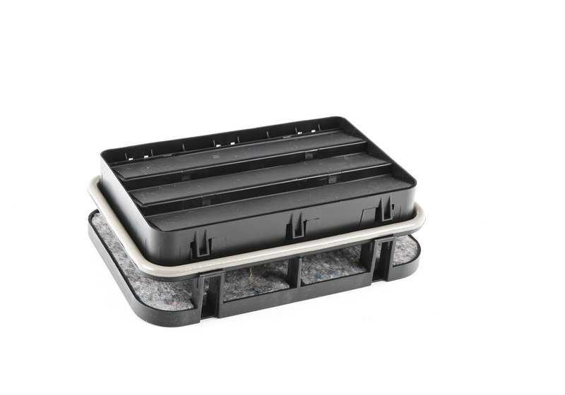 Salida de ventilación trasera OEM 64229122453 para BMW F07, F25, F26, E70, F15, F85, E71, E72, F16, F86. Original BMW.