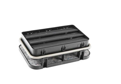 Salida de ventilación trasera OEM 64229122453 para BMW F07, F25, F26, E70, F15, F85, E71, E72, F16, F86. Original BMW.