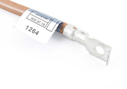Cable negativo de batería OEM 61123412336 para BMW X3 {E83}. Compatible con modelos X3 1.8d, 2.0d {PE71, PE72, PB11, PB12, PD11, PD12, PE11, PE12, PE18, PE25}. Original BMW.