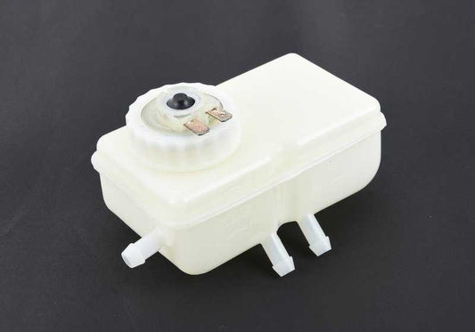 Depósito de líquido de frenos OEM 34321114907 para BMW E12, E24, E26. Compatible con todos los modelos indicados. Recambio original BMW.