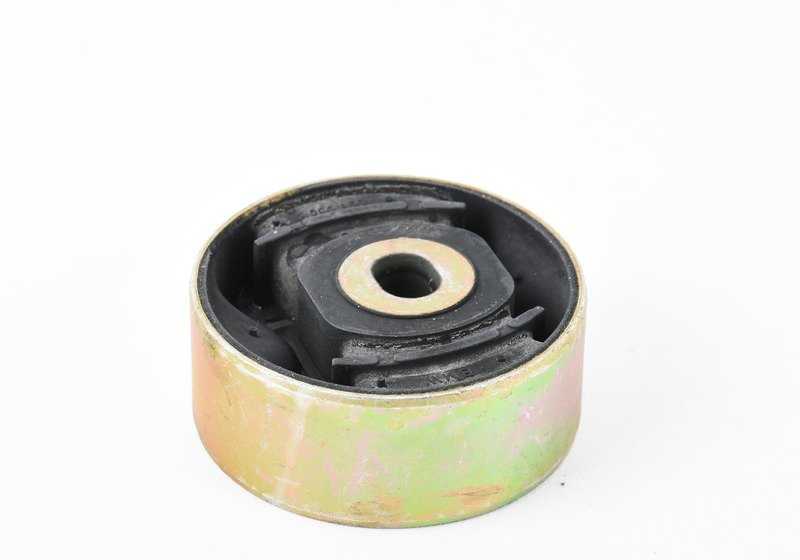 Silentblock de goma OEM 33171090950 para BMW E36 y Z3. Pieza del soporte del diferencial trasero. Original BMW.
