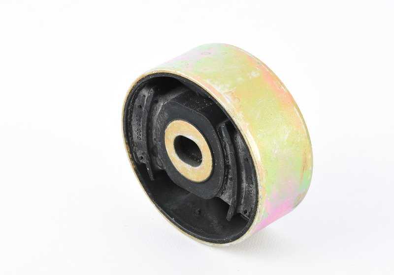 Silentblock de goma OEM 33171090950 para BMW E36 y Z3. Pieza del soporte del diferencial trasero. Original BMW.
