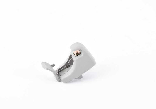 Soporte para visera parasol color gris Everest OEM 51167325410 para BMW F20, F21, F22, F30, F31, F34, F35, F32, F36, F15, F16. Original BMW.