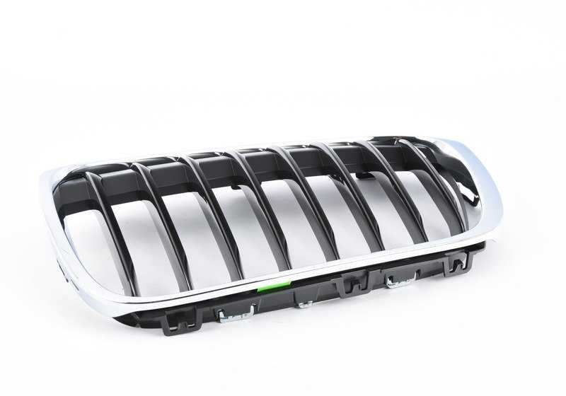 Rejilla decorativa delantera izquierda OEM 51117383363 para BMW X1 {F48: sDrive16d, 18i, 20i, xDrive20d, xDrive25i}. Original BMW.