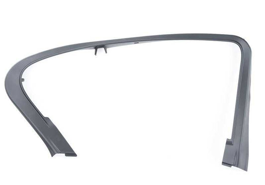 Cubierta marco de ventana puerta trasera izquierda OEM 51357182037 para BMW F10. Pieza original BMW.