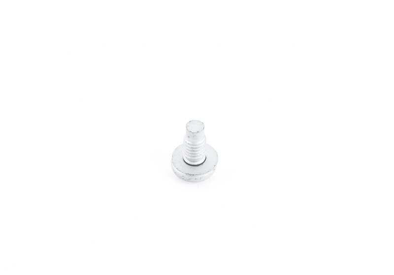 Tornillo Torx con arandela OEM 07149258986 para BMW F36, F07, F10, F11, F06, F01, F02, F04, F93, G16, F15, F85, F16, F86. Original BMW. Ideal para fijaciones en puertas, capó y ventanas.