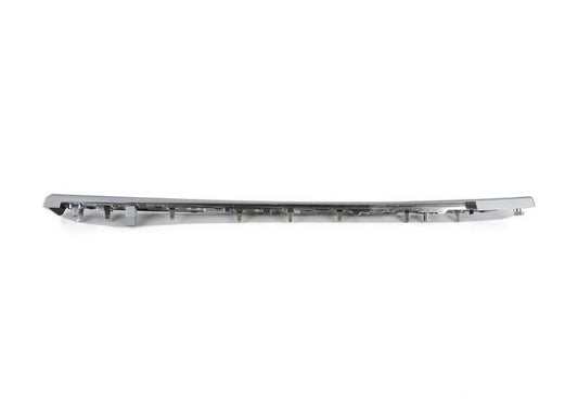 Moldura de puerta trasera derecha en madera Fineline OEM 51427225526 para BMW F10, F11, F18. Original BMW.