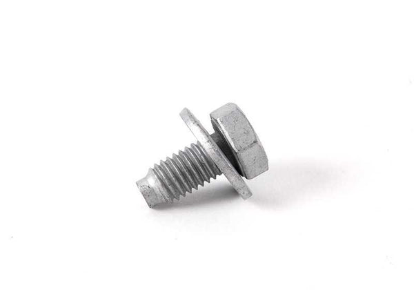 Tornillo hexagonal con borde M8x15 OEM 07147156546 para MINI R56, R55 Clubman, R57 Cabrio, R58 Coupé, R59 Roadster… y más. Original MINI.