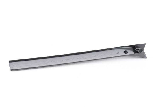 Cubierta embellecedora para parasol trasero derecho OEM 51167013106 para BMW Serie 7 E65, E66. Recambio original BMW.