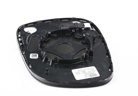 Cristal espejo retrovisor izquierdo OEM 51162991665 para BMW E84 y F25. Recambio original BMW.