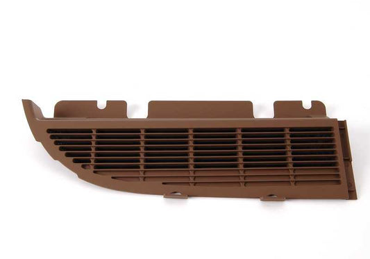 Rejilla decorativa salida de aire izquierda beige OEM 51718173217 para BMW 3' E36 318i, 320i... y más. Original BMW.
